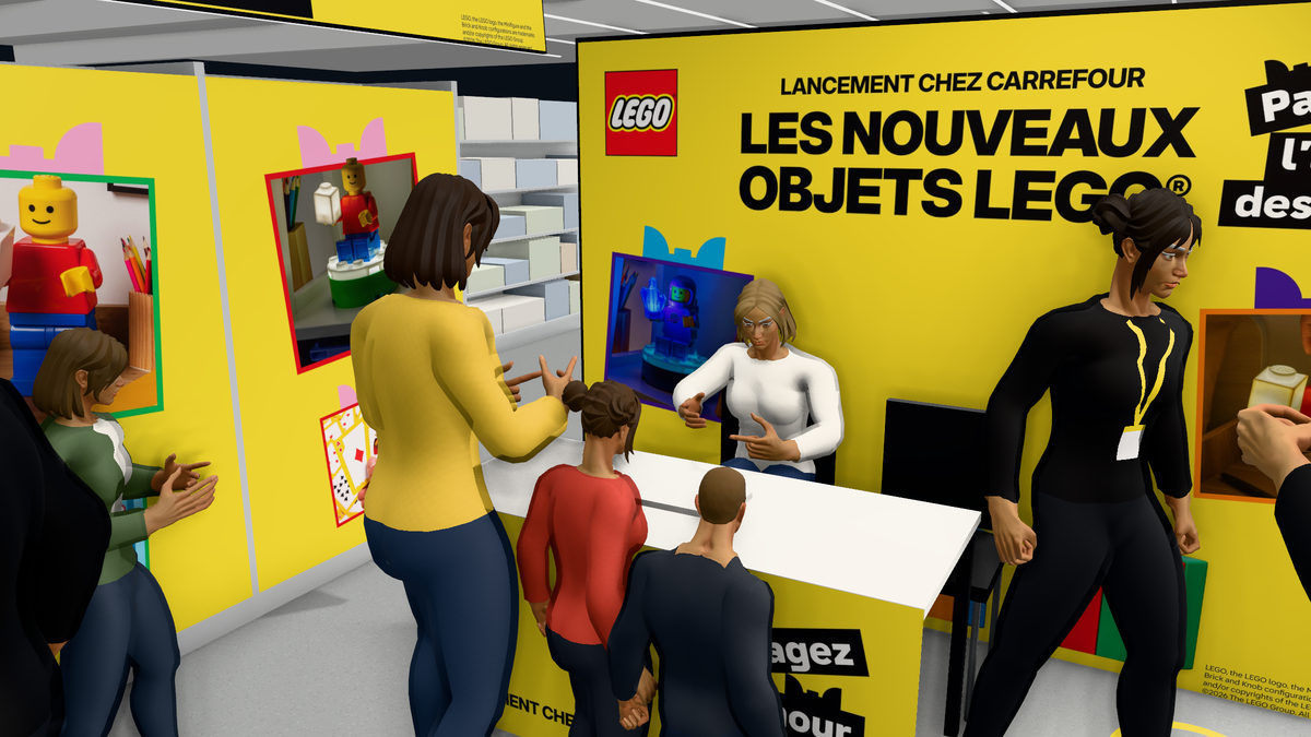 Maquette 3D, la séance : table, fond photo, photographe